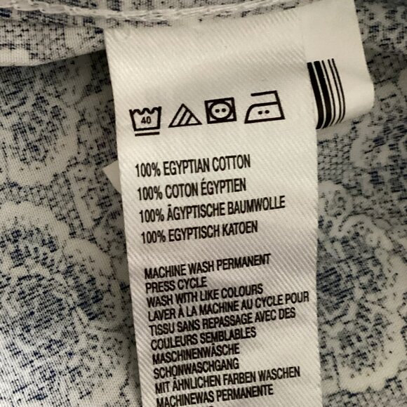 Black Brown 1826 Men's Slim Fit Long Sleeve Button Down Shirt Egyptian Cotton - Picture 7 of 7